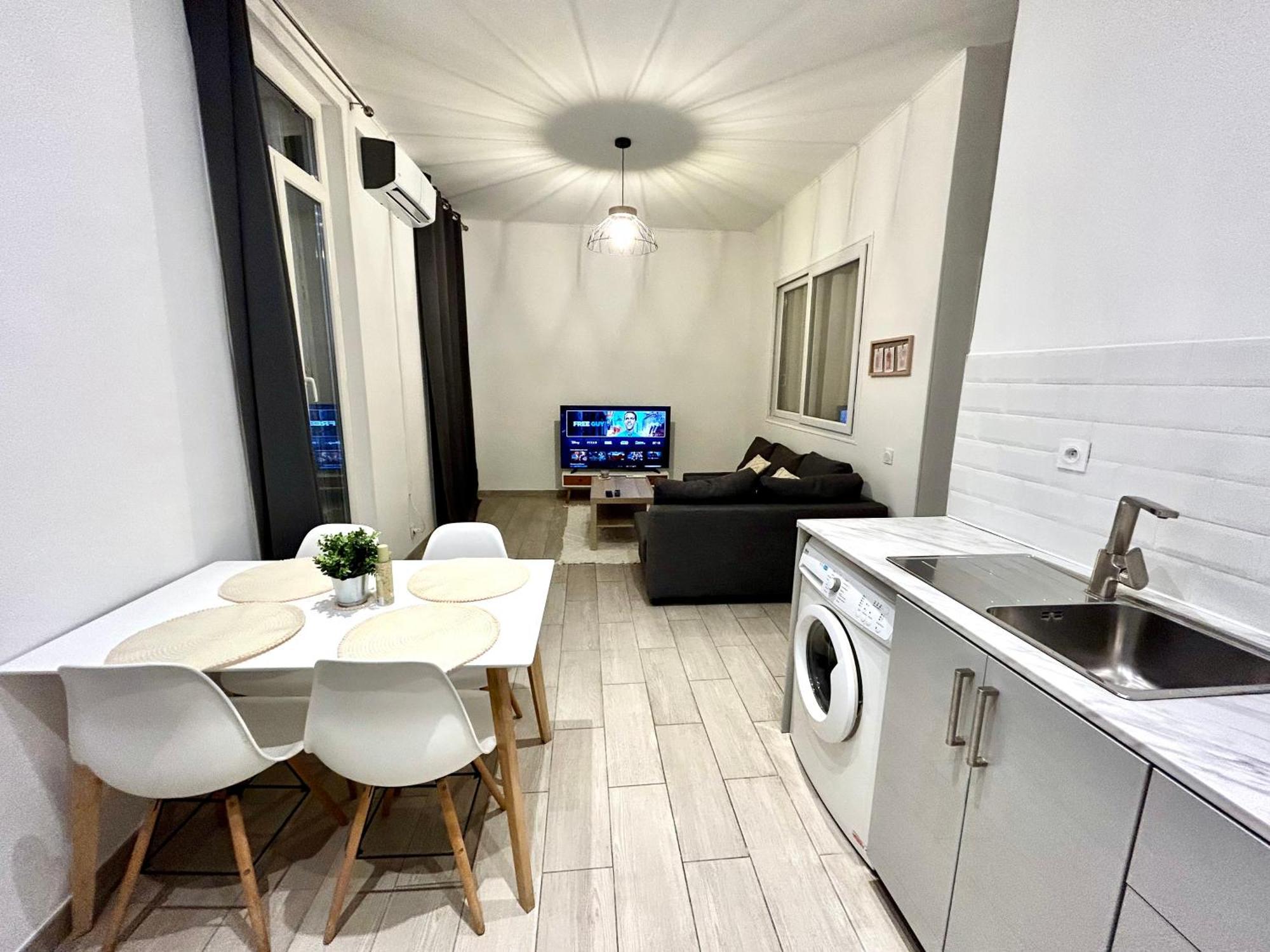 Lumineux 2 Pieces - Centre-Ville Climatise - Netflix Prime Canal - Bien Place Marsella Exterior foto